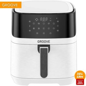 Resim Groove Max XXL 7L 1800W WiFi Smart Airfryer Air Fryer Yağsız Sıcak Hava Fritözü Beyaz 