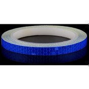 Resim Mavi 8m 1cm Genişlik Dayanıklı Araba Gece Bisiklet Jant Su Geçirmez Aydınlık Araba Jant Bandı 