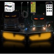 Resim Serreha Matrix Led Panel Tabela Kedi Göz Emojili YAPIŞKANLI Uzaktan Kumandalı (Ebat 12*60 cm) 