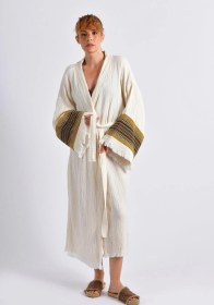 Resim Brandsmithshop Natural Symbol Nomad Kimono- Altın Ton Çok Renkli 