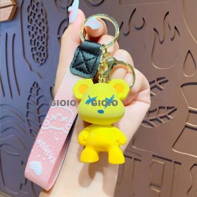 Resim Silver1 Iyi Şanslar Bebek Sevimli Karikatür Peluş Bebek Çanta Kolye Kız Öğrenci Bebek Asılı Anahtar (Yurt Dışından) 