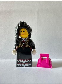 Resim Orjinal Lego Minifigür La Catrina With Magenta Handbag 