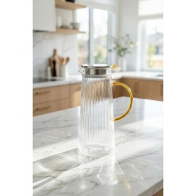 Resim Acar Pureglass Metal Kapaklı Cam Sürahi - 1650 ml 
