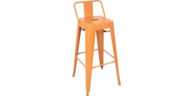 Resim Chairlife Tolix Sırtlı Metal Bar Tabure 