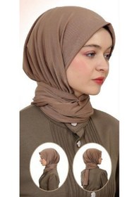 Resim Pratik Çıtçıtlı Şal Kahve 