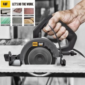 Resim Cat Dx55 1400watt 110mm Profesyonel Sulu/Kuru Seramik Kesme 
