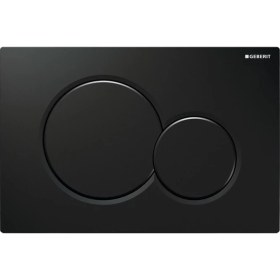 Resim Geberit SIGMA01 Kumanda Kapağı, Çift Basmalı, Siyah 115.770.DW.5 