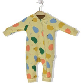Resim Bebetto Interlok Fermuarlı Bebek Tulum(chubby Colors)(t2938)(2-k) 