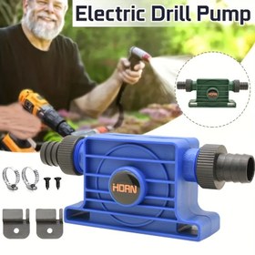 Resim Yükseltilmiş Elektrikli Matkap Pompası: Taşınabilir, Dizel Yağ Sıvı Su Pompası, Mini El Kendinden Emişli Sıvı Transfer Pompaları, Bahçe Dış Mekan Aracı - 2 adet Vida Dahildir 