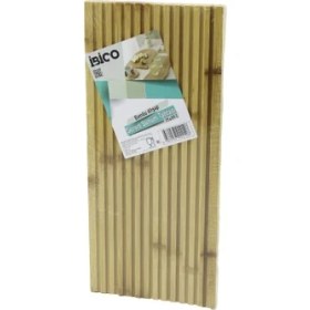 Resim Zenvia D.gen Düz Kanallı Çift Taraf=düz - Kanallı Ahşap Bambu Servis Sunum Tahtası 17 x 39 x 1.5cm 