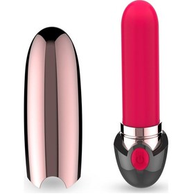 Resim Carmine 10 Modlu Şarj Edilebilen Mini Ruj Bullet Vibratör 