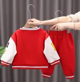 Resim Kırmızı 3 Parça Bebek ve Çocuk Beyzbol Takım Seti - 110 Cm 4 Yaş 