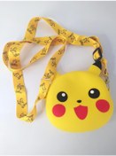 Resim Çanta Silikon Çizgi Film Pokemon Pikachu Karakter Çocuk Ayarlanabilir İp Askı Omuz Çantası Hdmarketim