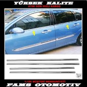 Resim Ford Focus Mk1 Krom Cam Çıtası 4 Prç. 1998-2005 P.Çelik 