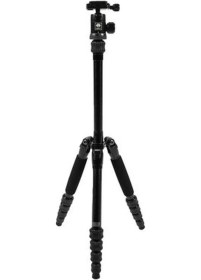 Resim Trler 5a Seyahat Üç Ayaklı Tripodu, Alüminyum, Siyah, Yuvarlak Başlıklı-95219 