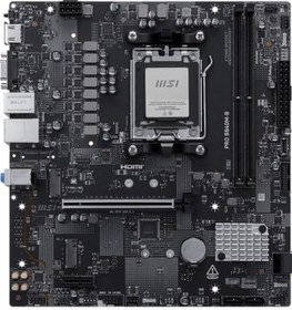 Resim Msı Pro B840m-b Ddr5 8000mt/s 1xhdmı 2xm.2 Usb-c Am5 Matx Amd Am5 9000/8000/7000 Serileri İle Uyumlu 