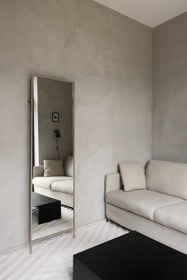 Resim METAL ASKILIKLI BOY AYNA - Beyaz (Ral 9016) 