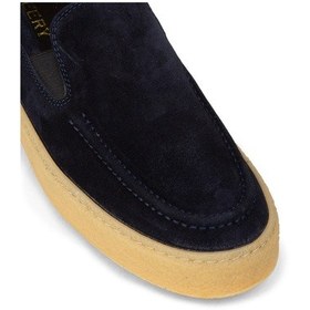 Resim Deery Erkek Süet Lacivert Loafer Ayakkabı - 02047mlcvc01 