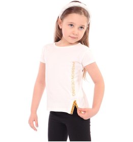 Resim Toontoy Kız Bebek Passion Desing Baskılı Tişört Koyu Pudra 