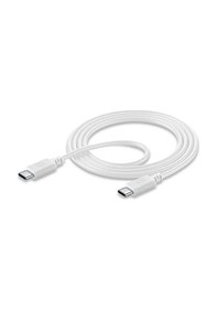 Resim Cellular Line USBDATAC2C5A1MW USB Cable 5A 45 W 1.2 M Şarj Ve Data Kablosu Beyaz 