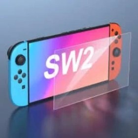 Resim Konsol İstasyonu Nintendo Switch 2 Kırılmaz Cam Tempered Glass 