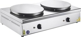 Resim CSA Inox CSA Karacasan Elektrikli Çiftli Krep Pişirme Makinesi 