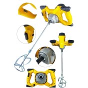 Resim Alman Malı 9200 Bakir Sargi 6 Kademe Devirli Ayarlı Elektirikli Alçı Boya ve Harç Karıştırıcı Mikser 