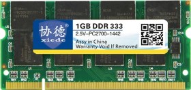 Resim Sones Dizüstü Bilgisayarlar İçin Xıede X008 Ddr 333mhz 1gb Genel Tam Uyumluluk Bellek Ram Modülü 