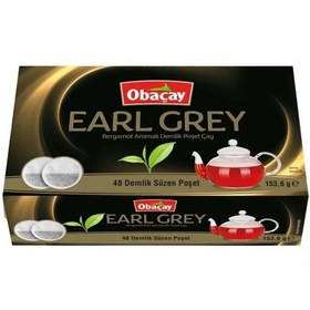 Resim Earl Grey Bergamot Aromalı Demlik Poşet Çay 48x3,2 Gr. 