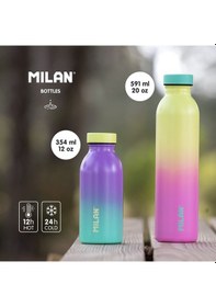 Resim Mılan 643012Sn Sunset Paslanmaz Izotermal Matara Turkuaz Lila 354 