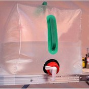 Resim Pazly Cbtx 10l Şeffaf Pvc Katlanır Su Torbası, Aç/kapa Anahtarı 