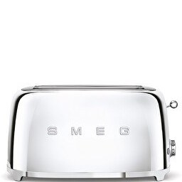 Resim Smeg TSF02SSEU Paslanmaz Çelik 2x4 Gri Ekmek Kızartma Makinesi 