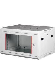 Resim Lande - 6u 19" Duvar Tipi Rack Kabinet - Genişlik: 600 mm | Derinlik: 450 mm - Açık Gri 