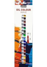 Resim Pebeo Pop Art Yağlı Boya Seti 17x10ml + 15ml Beyaz 669610 Karışık Set 