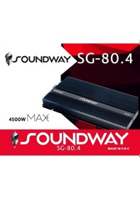 Resim Soundway Sg-80.4 4500 Watt Oto Anfi 4 Kanal 