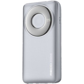 Resim Recci RPB-P72 Hızlı Şarj Özellikli Type-C Kablolu Powerbank 65W 20.000mAh Gri 