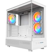 Resim Montech Xr, Atx Mid-tower Pc Oyun Kasası, 3 X 120mm Argb Pwm Fanlar Önceden Yüklenmiş, Tam Görünüm Ç 