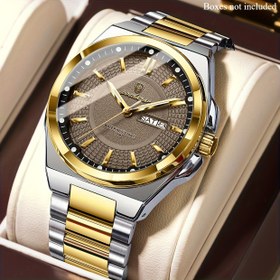 Resim POEDAGAR Erkek Lüks Quartz Saat - Paslanmaz Çelik Kordon, Zarif Kadran, Güçlü Su Geçirmez Fonksiyon, İş ve Boş Zaman Stili, Pille Çalışır, Çinko Alaşımlı Kasa, Günlük Giyim, Erkekler İçin Mükemmel Hediye, İş ve Günlük Saat | Şık Saat Tasarımı | Dayanıklı 