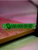 Resim Store Yeşil Fosforlu Kazımalı Araç İçi Numaratör 