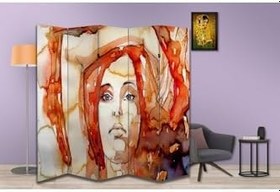 Resim Kadın Temalı Özel Tasarım Paravan Room Divider PRV1026, 180 x 180 