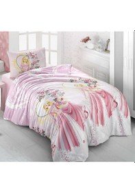 Resim Altınbaşak Tek Kişilik Nevresim Takımı Işıl Pembe (Kız Desenli) 