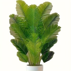 Resim 1 adet Ekstra Büyük Gerçekçi Tropikal Palmiye Ağacı - Bakımı Yok, Dayanıklı Plastik İç/Dış Mekan Dekoru Ev, Ofis, Veranda, Bahçe için - Gerçekçi Tropikal Stil - Ev Hediyesi, Noel, Sevgililer Günü, Şükran Günü, Yıldönümü için İdeal - Modern veya Tradisyonel Alanlar, Konteyner Gerektirmez - Mükemmel Dekorasyon Yeşillik, Bakımı Yok, Palmiye Ağacı Dekoru, Ofis Dekorasyonu, Doğal Görünüm, Uzun Ömürlü Malzeme, Dekoratif Bitki, Ev Dekoratörleri 