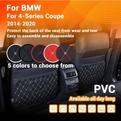 Resim Dashanshop Kırmızı 1 Adet Bmw 4 Serisi 2014-2020 Anti-kick Çocuk Koltuğu Koruyucu Depoluz Cep 
