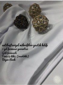 Resim Mikrofiber Antibakteriyel Gizli Fermuarlı Yastık Kılıfı 10 Adet 