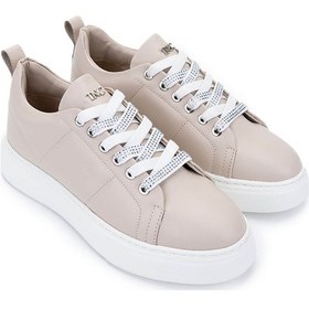 Resim Tamer Tanca Kadın Vegan Vizon Sneakers & Spor Ayakkabı 1009 117 Bn Ayk Y25 A.vızon Vizon 