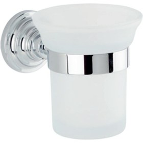 Resim Çelik Banyo Paslanmaz Pirinç Ottoman Diş Fırçalık Gri 