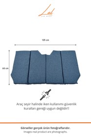 Resim Lal Araç İçi Arka Koltuk Sünger Oto Yatak 