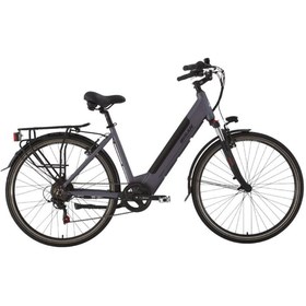 Resim Bisan MOON ELEKTRİKLİ BİSİKLET 47CM V 28 JANT 7 VİTES METALİK GRİ SİYAH 