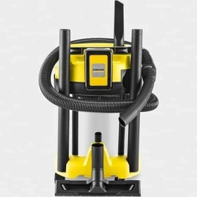 Resim SDT Group Wd 3-18 Akülü Islak/kuru Elektrikli Süpürge, Filtre, Derz ve Islak/kuru Başlığı Dahil, 225 Watt, Plastik Hazne: 17 L, Hortumu: 2 M, Pilsiz, Şarj Cihazı Yok, Sarı 