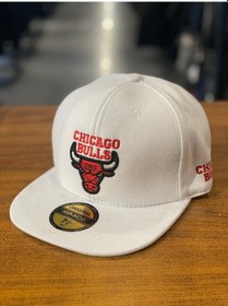 Resim Chicago Bulls Beyaz Renk Hip Hop Snapback Rapper Cap Şapka 